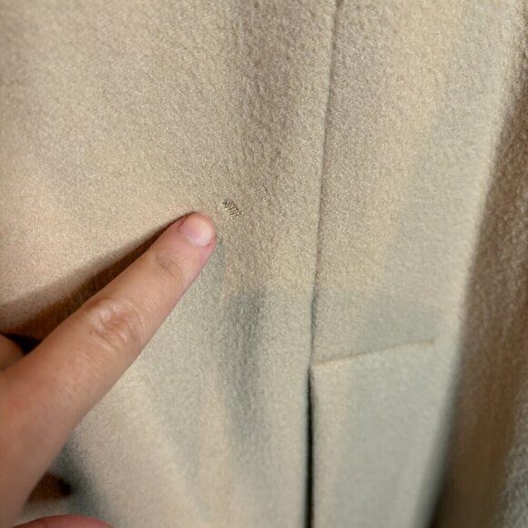 Genny Made in Italy tan cashmere duster coat - Picture 8 of 9